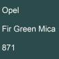 Preview: Opel, Fir Green Mica, 871.